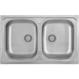 Zlewozmywak stalowy Kernau KSS G 804 2B Smooth