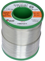 Cyna z topnikiem 1,5mm 1000g 1kg Pb Free