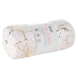 Design 91 Koc narzuta 150x200 Glamo kremowy