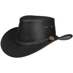 Kapelusz Western Couta Faux Leather by Scippis, czarny,