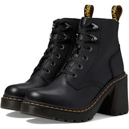 Dr. Martens Jesy 6 Tie Boot Fashion, Black