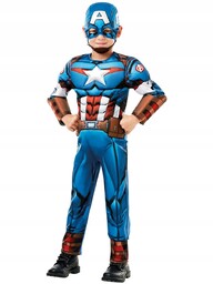 Strój Kapitan Ameryka Avengers Kostium Marvel 140