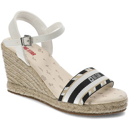 Big Star Białe Sandały Modne Espadryle Damskie