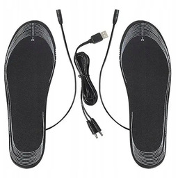 Podgrzewane wkładki do butów USB,regulowany rozmiar ciepło
