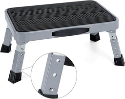 TreeLen Taboret schodkowy, czarny, 18-23 cm