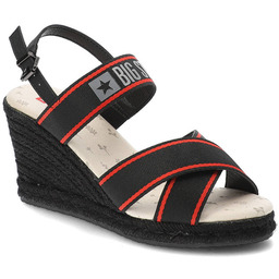 Big Star Czarne Sandały Stylowe Espadryle Damskie