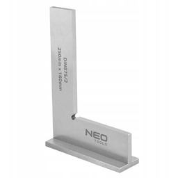 Kątownik z podstawą DIN875/2 250x160mm Neo 72-034