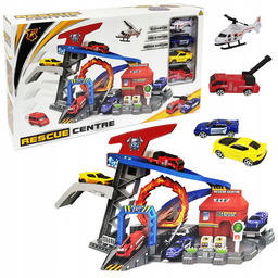 Zestaw Baza Strażacka 4 Pojazdy Q6608 Swede