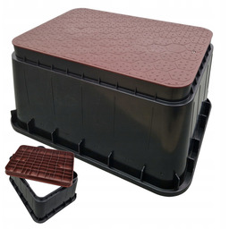 Skrzynka Studzienka Zaworowa Jumbo 14" 6 elektrozaworów Duża