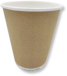 Kubek papierowy PLASTIC FREE 300ml 25szt