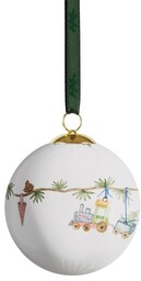 Kähler HAMMERSHØI CHRISTMAS 2024 Bombka Porcelanowa / Zdobiona