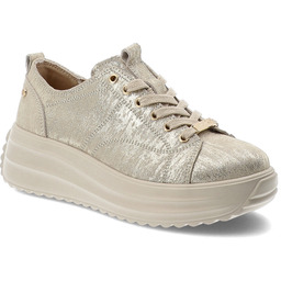 Filippo Sneakersy damskie, cholewka skóra naturalna licowa metaliczna