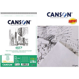 Blok Rysunkowy Szkicownik A4/50 120g Na Spirali Canson