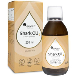 Aliness Shark Oil o smaku cytrynowym, 200 ml