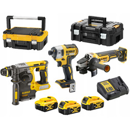 Dewalt Zestaw DCH273N DCF887 DCG405 3xAKU-5Ah Ład