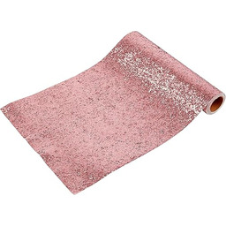 Talking Tables Różowy brokatowy bieżnik wielokrotnego użytku (rozmiar