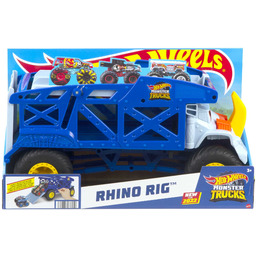 Hot Wheels Monster Trucks Rhino Rig Transporter Nosorożec