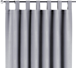 Zasłona na szelkach 1 szt., srebrzysty szary, Velvet