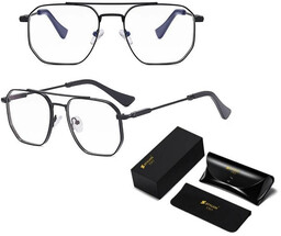 Stylion Okulary pilotki zerówki do komputera BLUE LIGHT