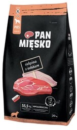 Pan Mięsko Cielęcina z Indykiem dla psa XL