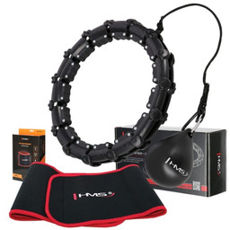 ZESTAW HULA HOP HHW02 BLACK Z WYPUSTKAMI