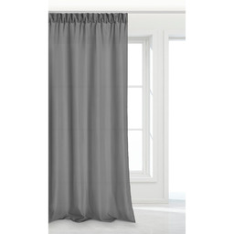 Spod Igły I Nitki Zasłona gotowa 140x270 grafitowa