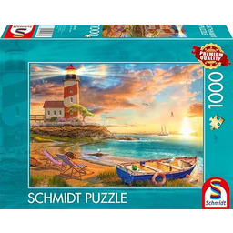 Schmidt Spiele 59765 Zachód słońca w zatoce latarni