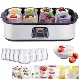 Jogurtownica Domowy Jogurt 8 180 ML Słoików Timer