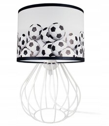 Lampa stołowa nocna na stolik abażur Piłki można