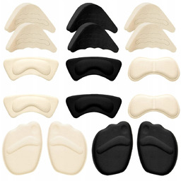 ZAPIĘTKI DO BUTÓW WKLEJANE WKŁADKI OBTARCIA PIĘTY garnitur