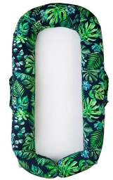 Babymatex Gniazdko niemowlęce liście DeLux kokon materacyk nakładka