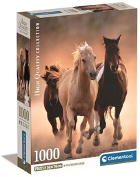 Clementoni Puzzle 1000 Compact Running Horses