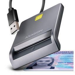 AXAGON CRE-SM3T Czytnik kart identyfikacyjnych USB, 1.3m kabel