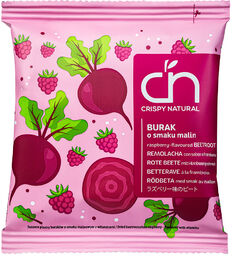 Crispy Natural Malinowy Burak, suszone chipsy z buraka