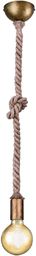 Trio Leuchten Lampa wisząca Rope 310100104, metal stary