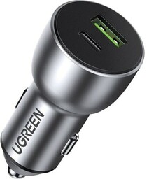 Ugreen Ładowarka samochodowa CD213 36W, USB-C / USB-A,