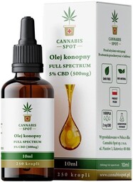 Olejek CBD 5% 500mg Full Spectrum Cannabis Spot