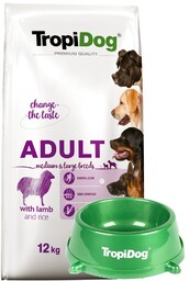 Tropidog Premium Adult Medium Large Breed Jagnięcina