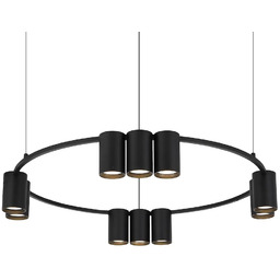 Milagro Salonowa lampa wisząca GENESIS ML0373 ring metalowy