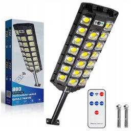 Lampa Solarna Mocna Led 2200W Czujnik Ruchu Uliczna