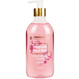 Arganicare Shower Gel - Pomegranate And Rose Water