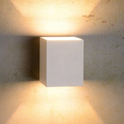 Lucide Kinkiet Xera, biały, 10 cm, up/downlight, aluminium