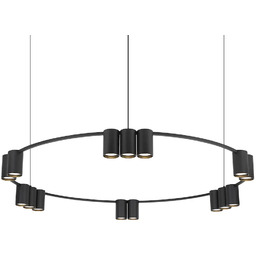 Milagro Lampa wisząca nad wyspę GENESIS ML0376 tubki