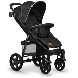 LIONELO Wózek dziecięcy Annet Plus Carbon Czarny