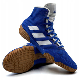 Buty Bokserskie Adidas Tech Fall Zapaśnicze Treningowe Niebieskie