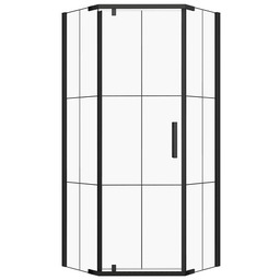 Kabina prysznicowa pięciokątna 90x90 Metro Kerra Black