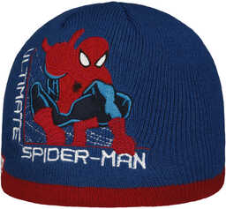 Czapka Dziecieca Spider-Man, niebieski, One Size