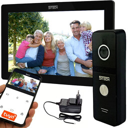 Wideodomofon 2-żyłowy cyfrowy 5Tech 82228C Natynkowy, Monitor seria