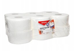 Papier toaletowy 2-warstwowy 120m- 12. szt - biały