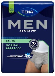 TENA MEN PANTS Normal Grey Bielizna na nietrzymanie